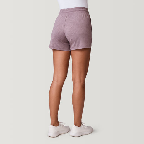 [Model is 5’9” wearing a size Small.] Women's Cloud Knit Shorts - Taupe Chill - S #color_taupe-chill