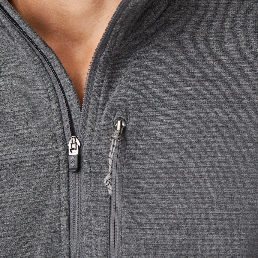 Men's Altitude Quilt Long Sleeve 1/2 Zip Mock Neck Shirt