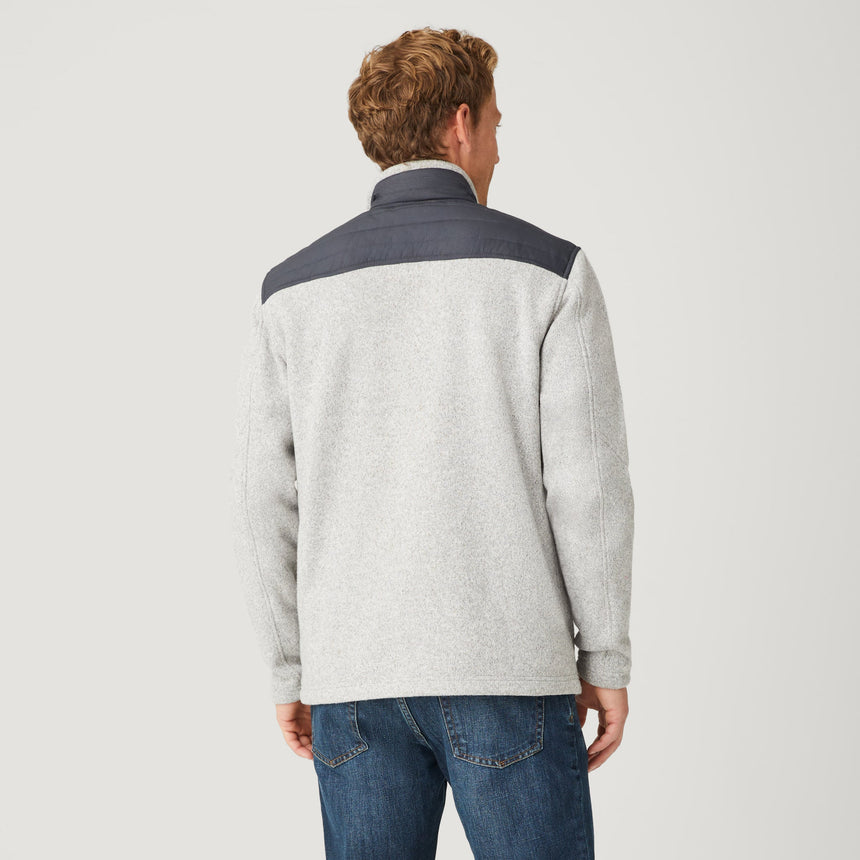 Men's Frore Sweater Knit Fleece Jacket - M - Fog #color_fog