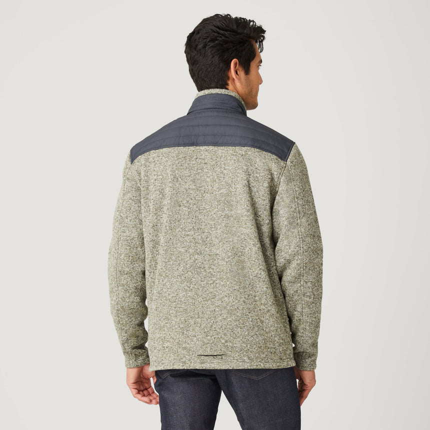 Men's Frore Sweater Knit Fleece Jacket - M - Khaki #color_khaki