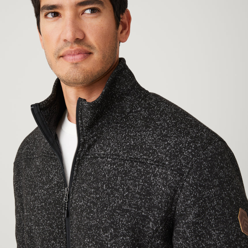 Men's Osprey II Mountain Fleece Jacket - Black - M #color_black