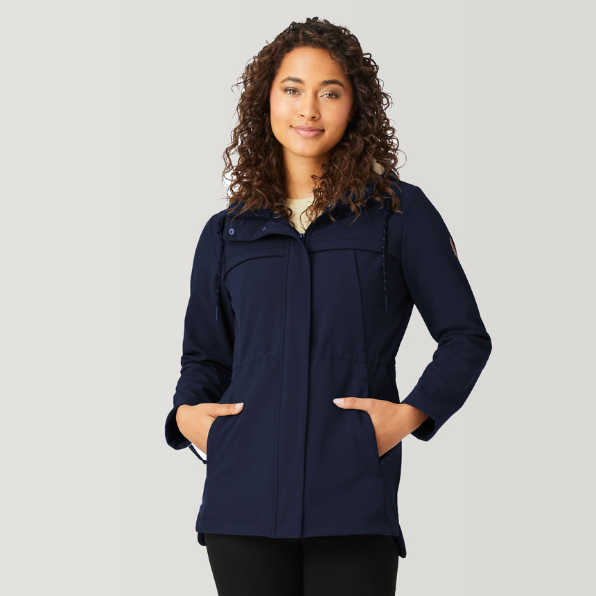 Women's Long Super Softshell® Jacket - Urban Navy - S #color_urban-navy