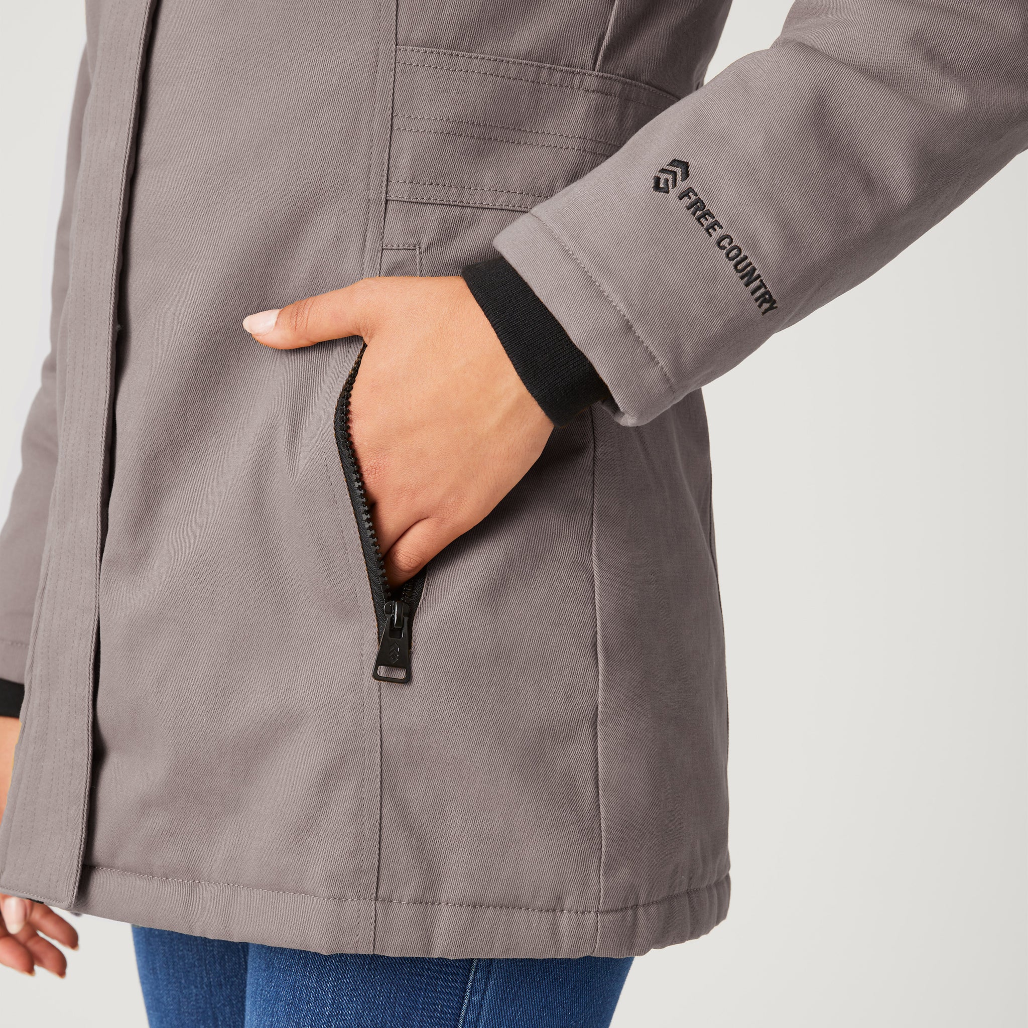 ジャケット・アウター SOFT MACHINE VANGUARD COAT L Women's Vanguard Parka Jacket by Free Country