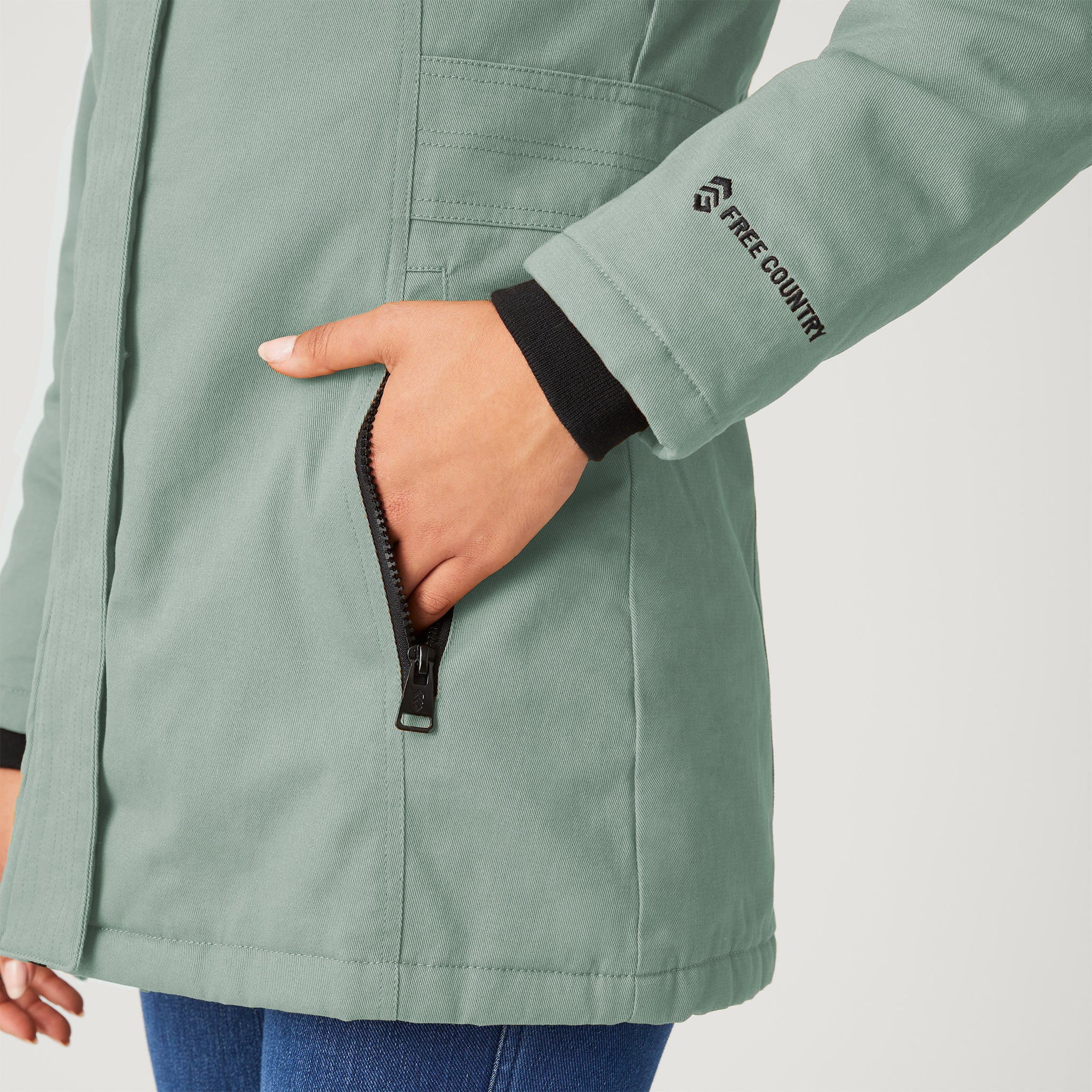 Women's Vanguard Parka Jacket by Free Country