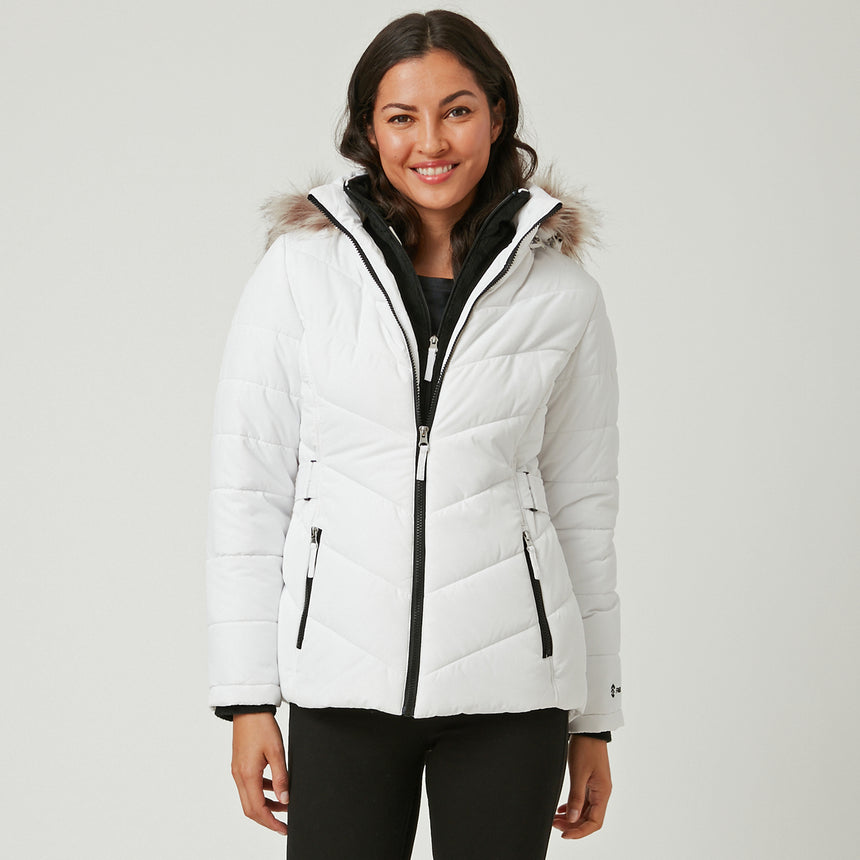 Women's Unstoppable II Poly Air Touch Jacket - White - S #color_white