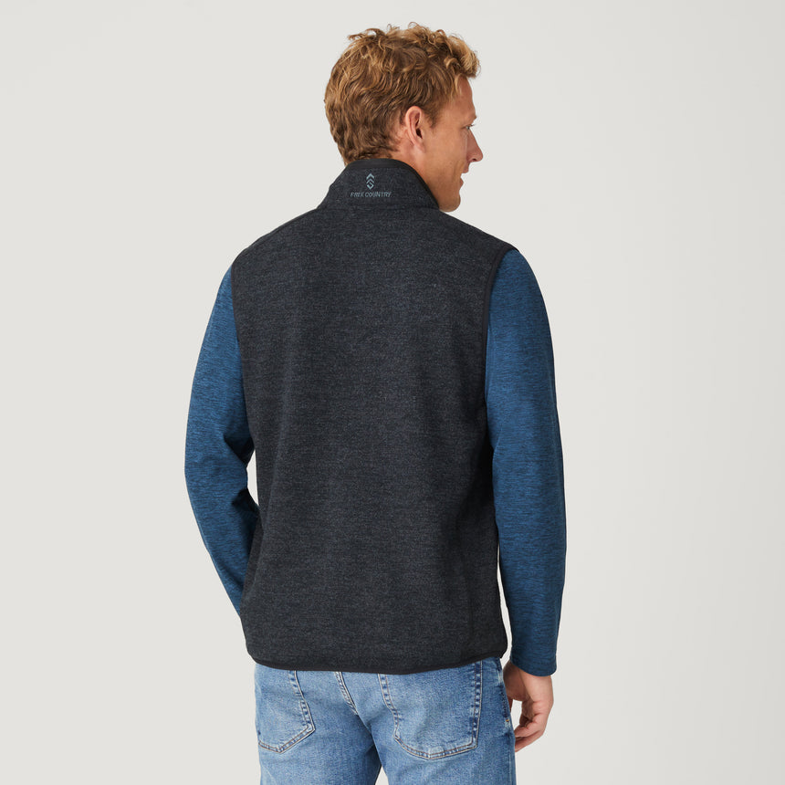 Men's Keen Sweater Fleeece Vest - Black - M #color_black
