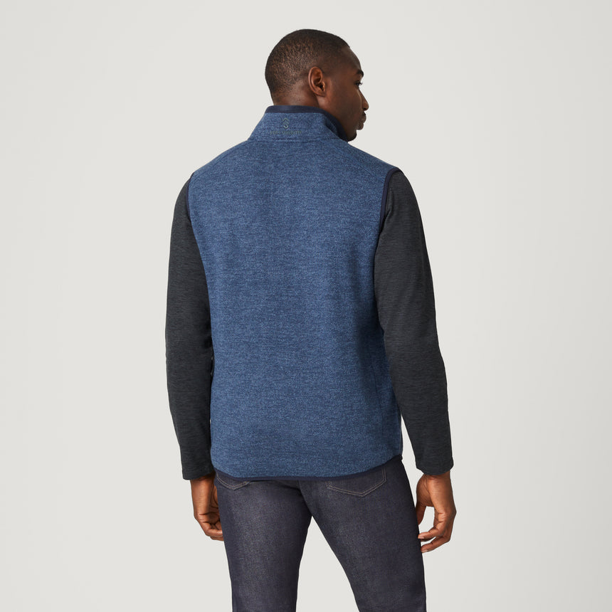 Men's Keen Sweater Fleeece Vest - Cool Blue - M #color_cool-blue