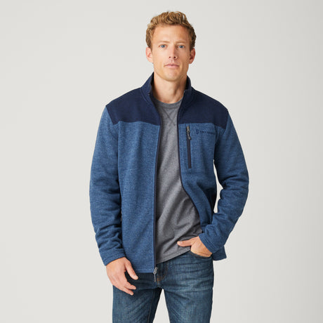 Men's Frore II Sweater Fleece Jacket - Cool Blue - S #color_cool-blue