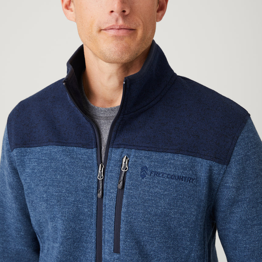 Men's Frore II Sweater Fleece Jacket - Cool Blue - S #color_cool-blue