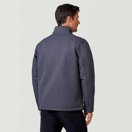 Men's Craftsman Burly Canvas Softshell Jacket - Charcoal - M #color_charcoal