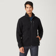 Free Country Men's Curly Fleece Jacket - Black - S#color_black