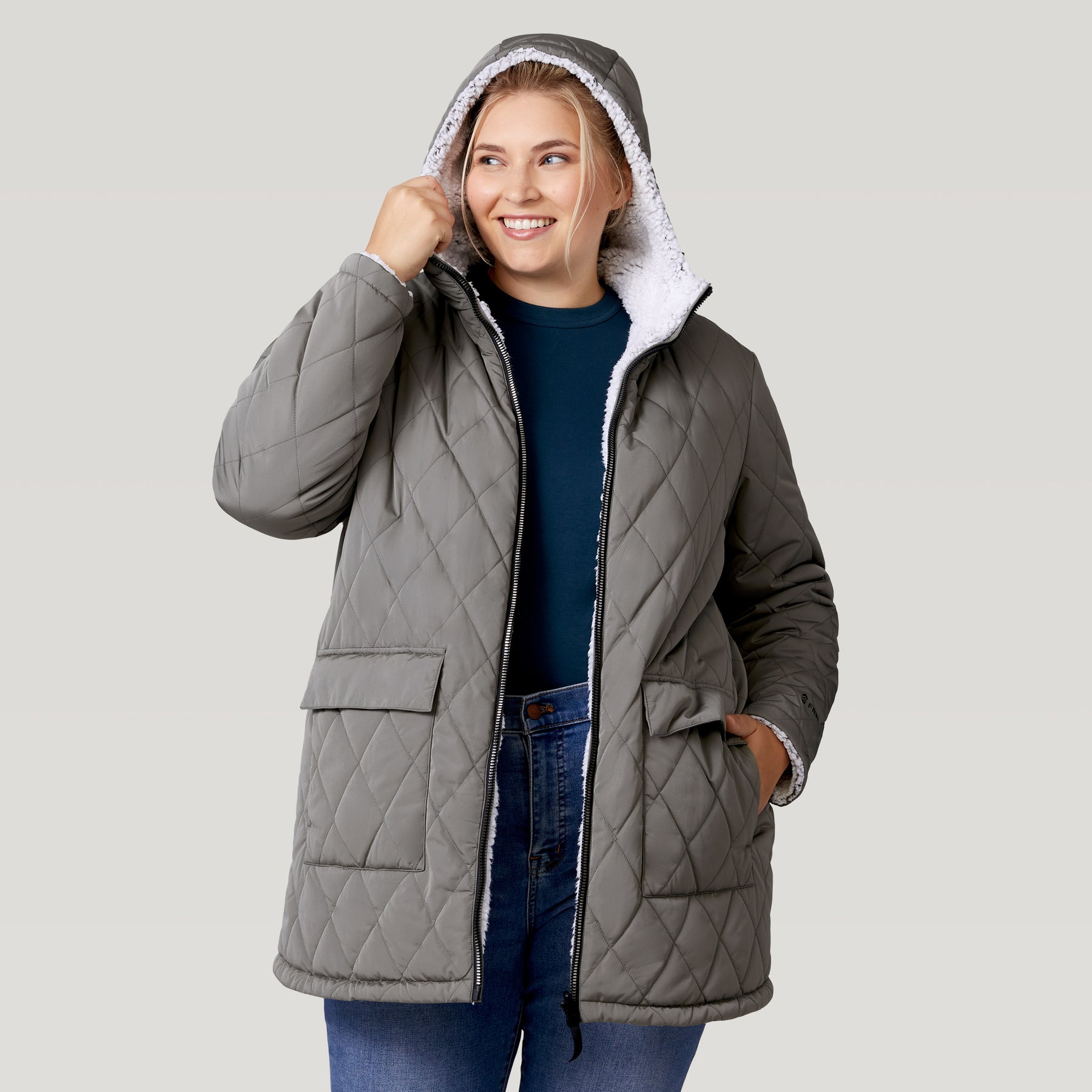 Free Country Cloud Lite Reversible Faux Fur Jacket