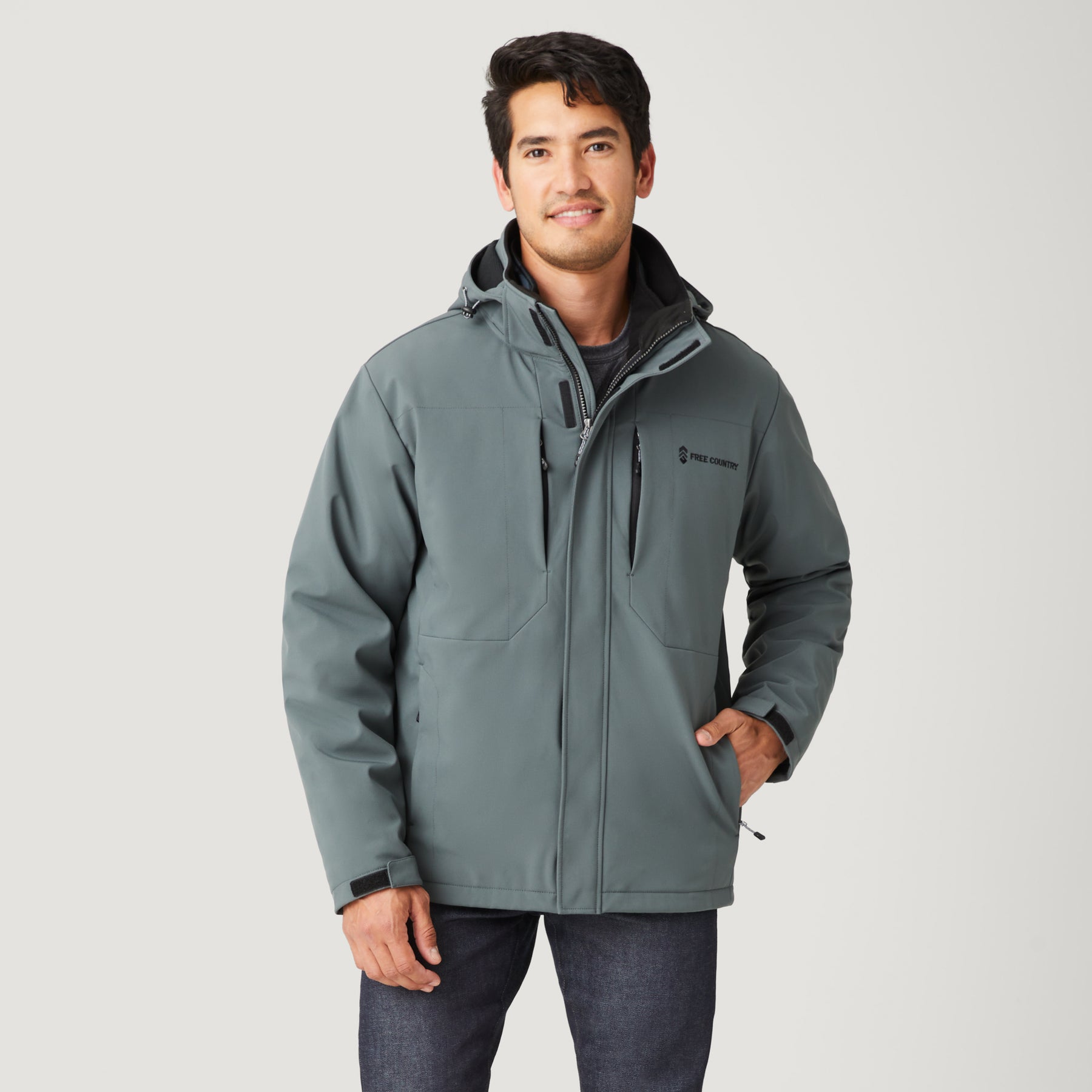 Men's free country 3 in 1 jacket sale