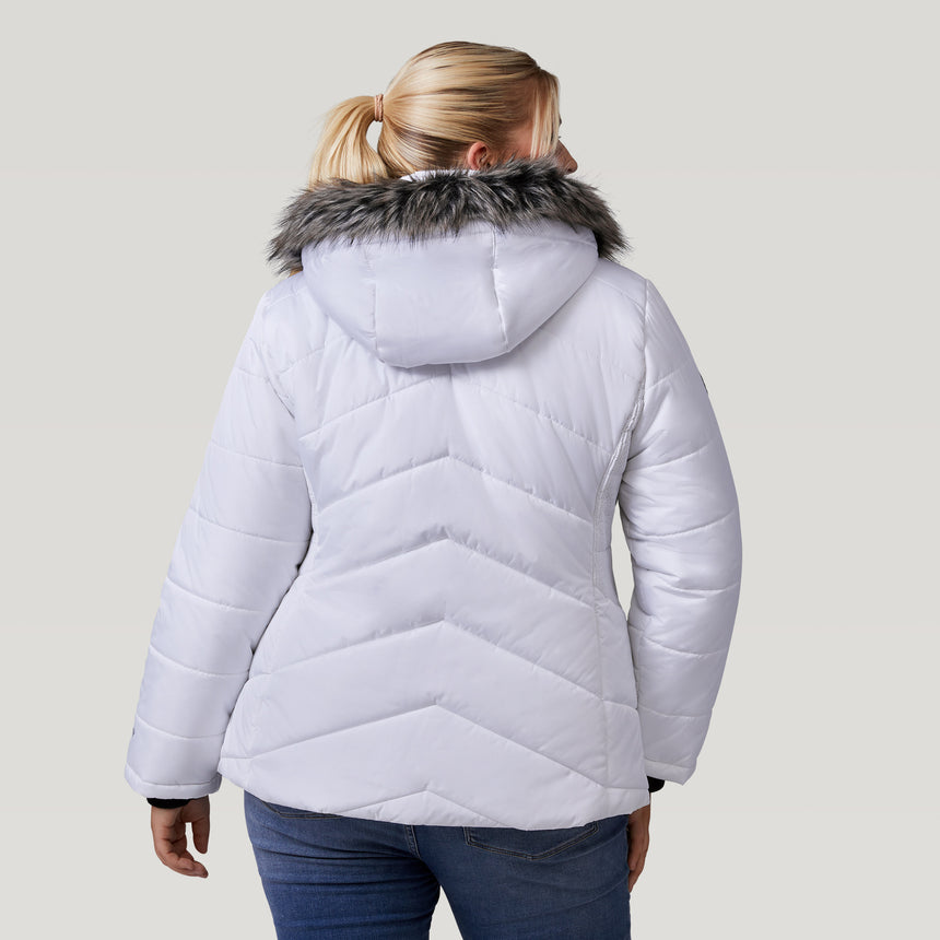 Women's Plus Size Brisk II Parka Jacket - White - 1X #color_white