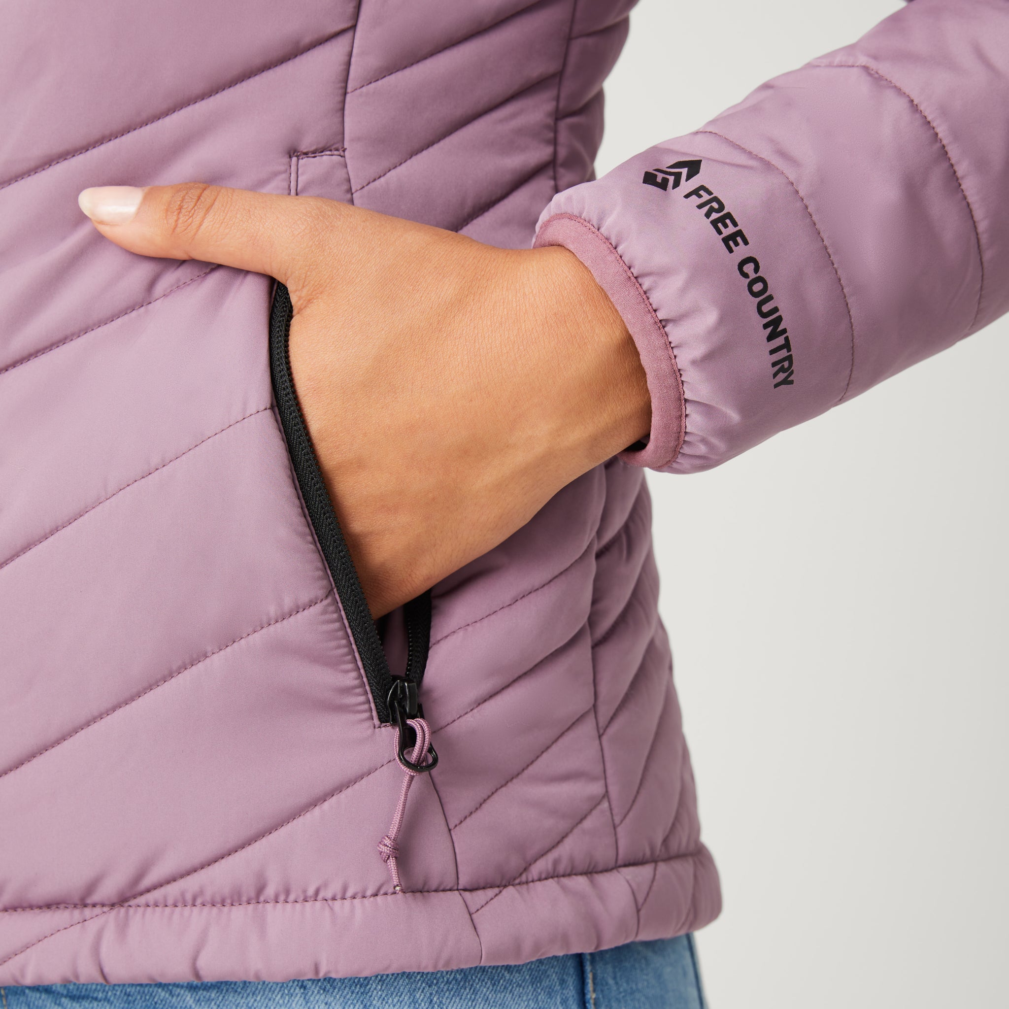 Free country hot sale puffer jackets