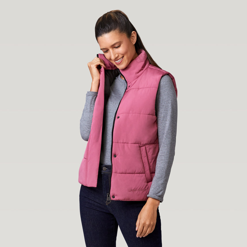 Women's FreeCycle® Lansby Puffer Vest - Pink Clay - S #color_pink-clay