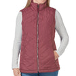 Free Country Women's FreeCycle® Cloud Lite® Cire Reversible Vest - Brick- S#color_brick