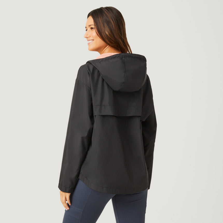 Women's Packable Windshear Jacket - Black #color_black