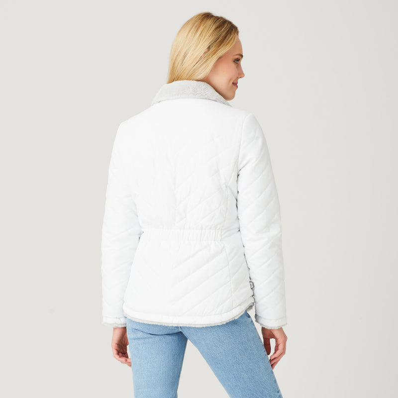 Women’s FreeCycle® Cloud Lite II Reversible Jacket - White - S 