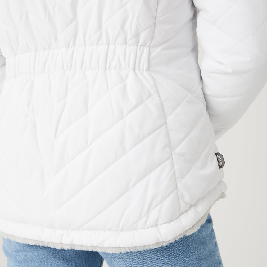Women’s FreeCycle® Cloud Lite II Reversible Jacket - White - S #color_white