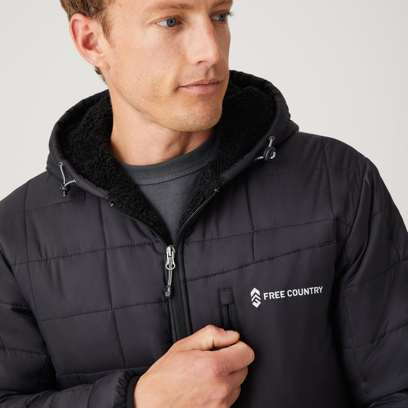 Men's FreeCycle® Bedrock Sherpa Lined Puffer Jacket – Free Country