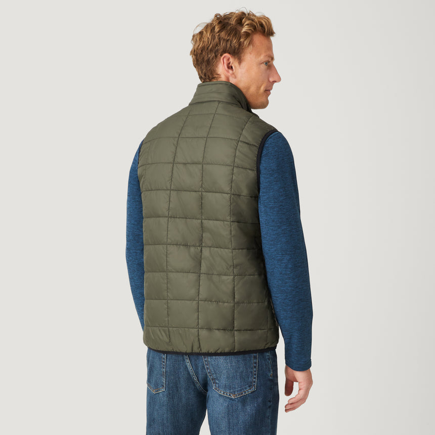 Men's FreeCycle® Stimson Puffer Vest - Duffle Olive - M #color_duffle-olive