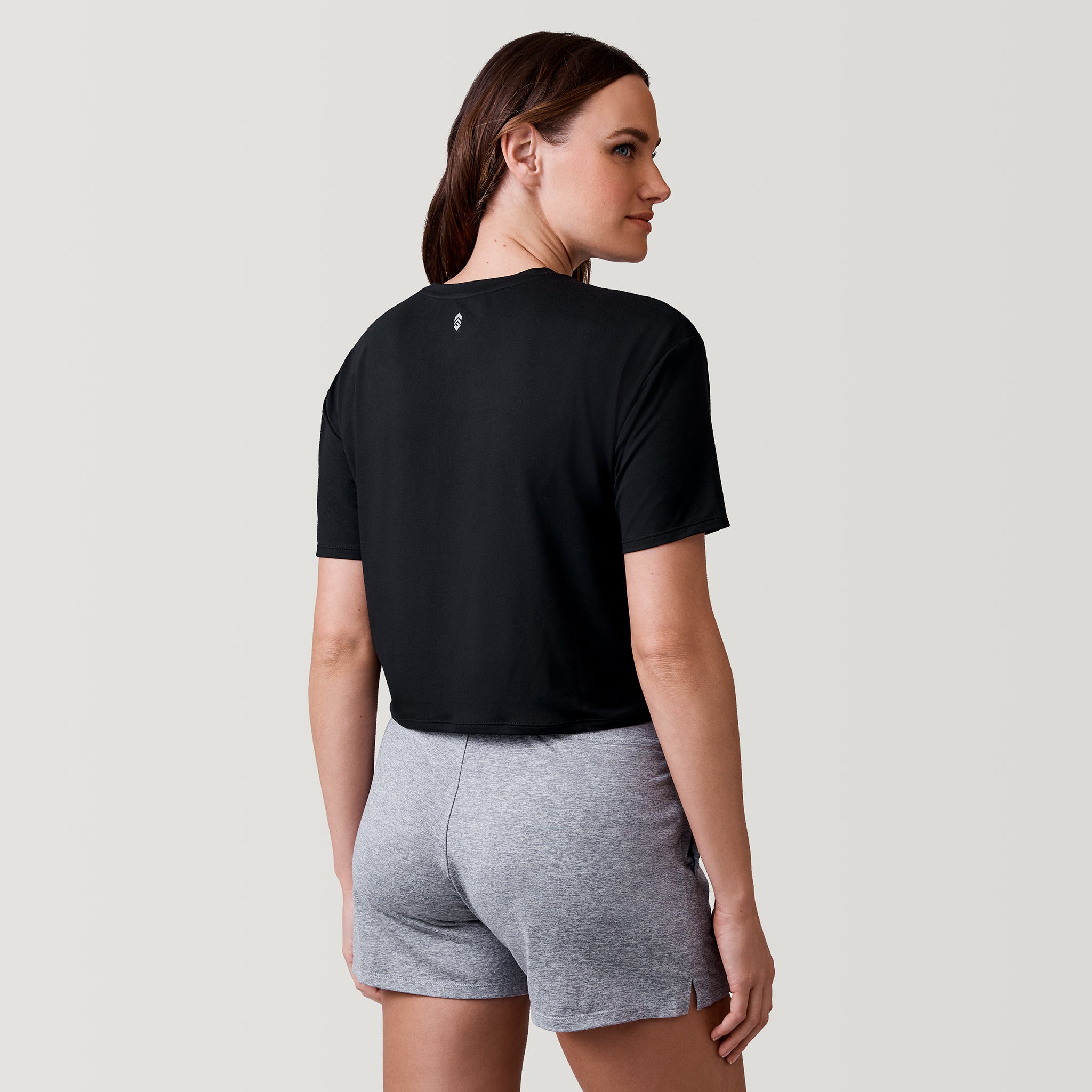売れ筋商品|||フリー カントリー カットソー トップス レディース Women's Microtech Chill B Cool Crop Top Grey Women's Microtech® Chill B Cool Crop Top – Free Country