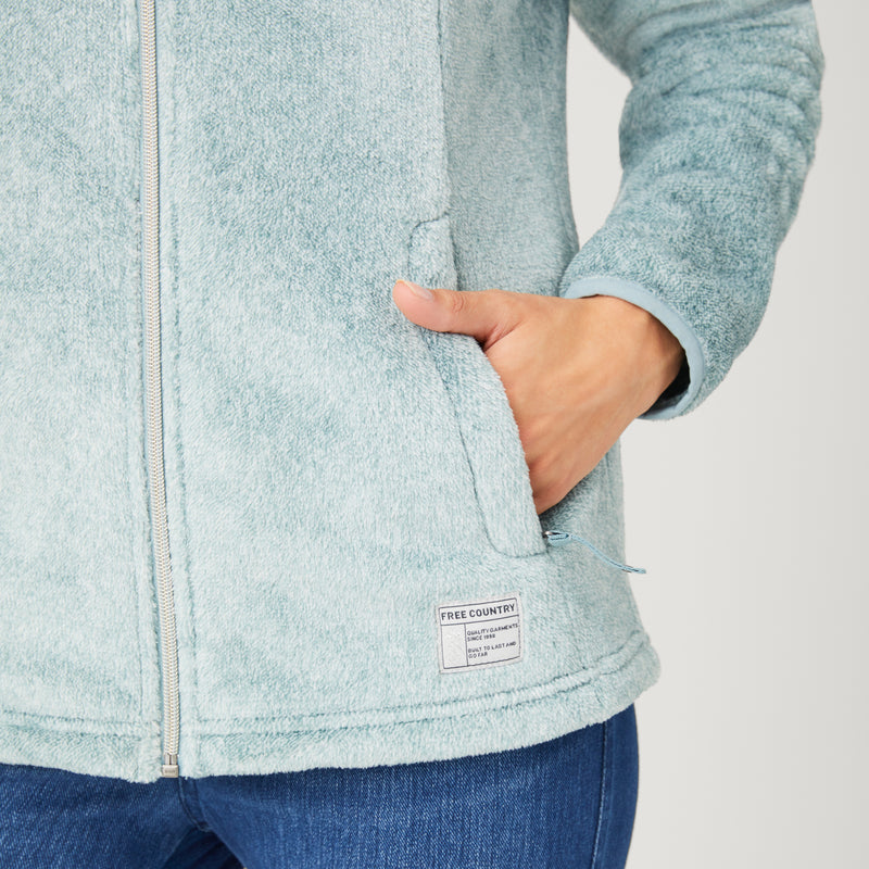 Women's Outbound Heather Butter Pile® Fleece Jacket – Free Country