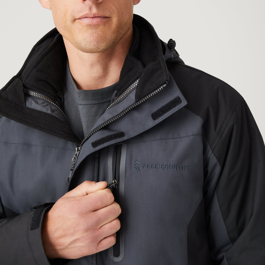 Men's FreeCycle® Bode 3-in-1 Systems Jacket - Black - M #color_black