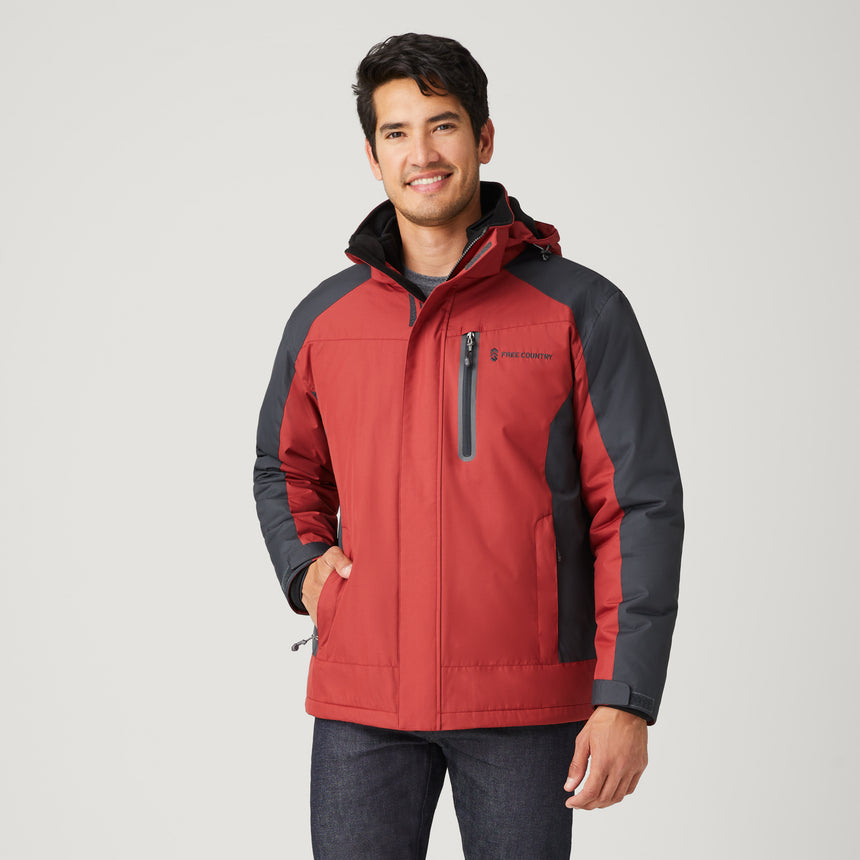 Men's FreeCycle® Bode 3-in-1 Systems Jacket - Redrock - M #color_redrock