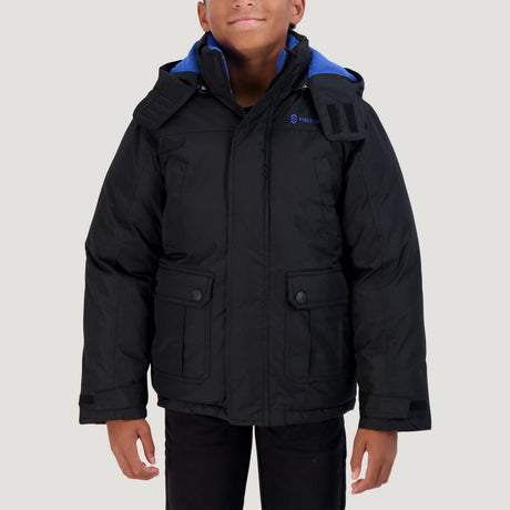 Boys' Stadium Parka - Black#color_black