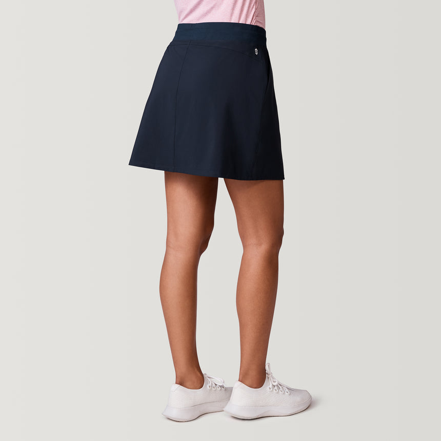 [Model is 5’9” wearing a size Small.]  Women's Trail to Town Skort - Black - S #color_black