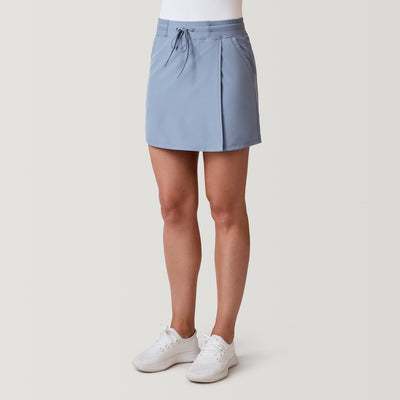 [Model is 5’9” wearing a size Small.]  Women's Trail to Town Skort - Grey - S #color_grey