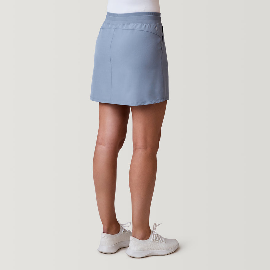 [Model is 5’9” wearing a size Small.]  Women's Trail to Town Skort - Grey - S #color_grey