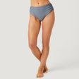 Women's High-Waisted Bikini Bottom - Cloud Grey #color_cloud-grey