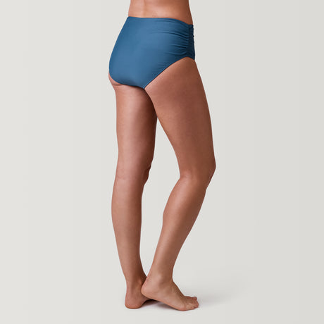 Women's High-Waisted Bikini Bottom - Slate #color_slate