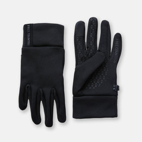 Women's Stretch Double Knit Ski Glove - Black #color_black