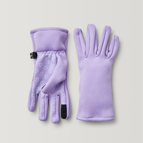 Girls' Star Beanie & Glove Set - White #color_white