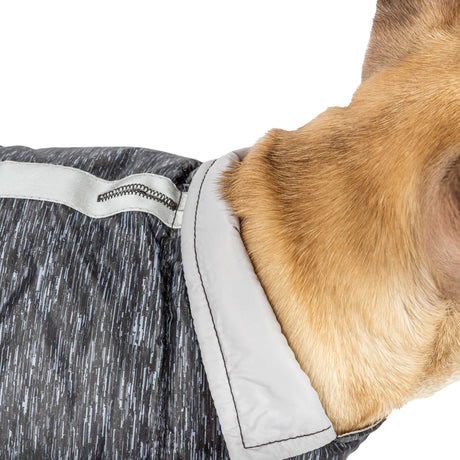 Free Country Dog Down Reversible Mock Jacket -  - #color_striation-black