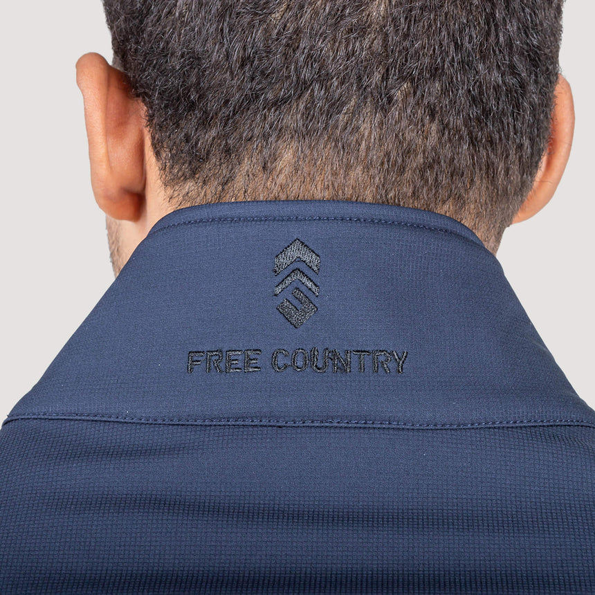 Free Country Men's Base Camp II Softshell Jacket - Navy - S#color_navy