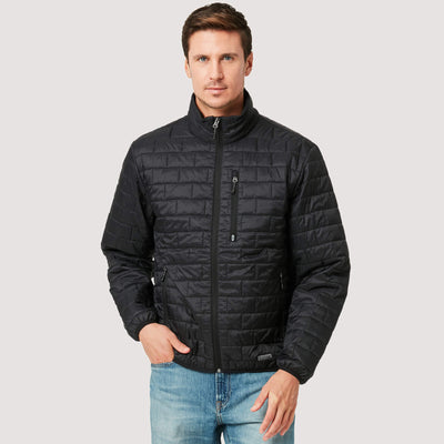 Free Country Men's FreeCycle® Breakthrough Puffer Jacket - Black - S#color_black