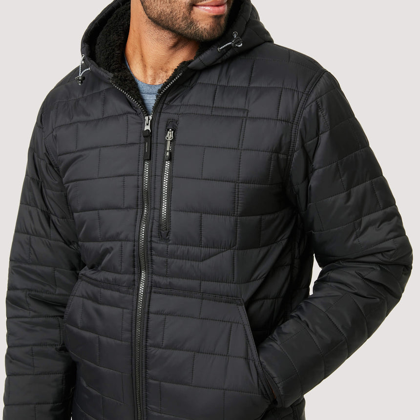 Free Country Men's FreeCycle® Brick Puffer+ Jacket -  - #color_black
