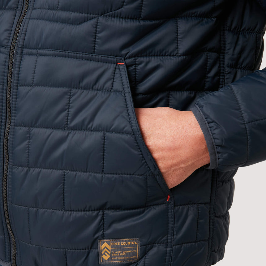 Free Country Men's FreeCycle® Brick Puffer+ Jacket -  - #color_navy