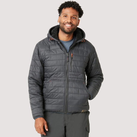 Free Country Men's FreeCycle® Brick Puffer+ Jacket - Slate - S#color_slate