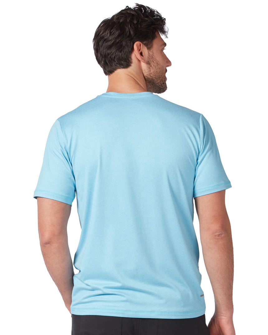Free Country Men's Microtech Chill Cooling Crew Tee -  - #color_blue-beach