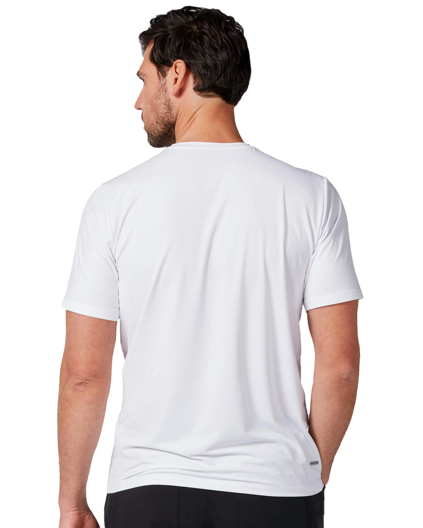 Free Country Men's Microtech Chill Cooling Crew Tee -  - #color_white