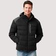 Free Country Men's Ottoman Mid Weight Parka Jacket - Black - S#color_black