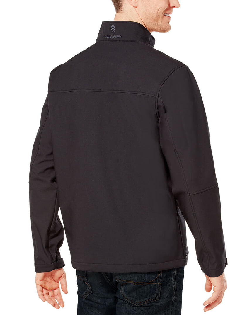 Free Country Men's Ultimate Super Softshell® Jacket - Black - S #color_black