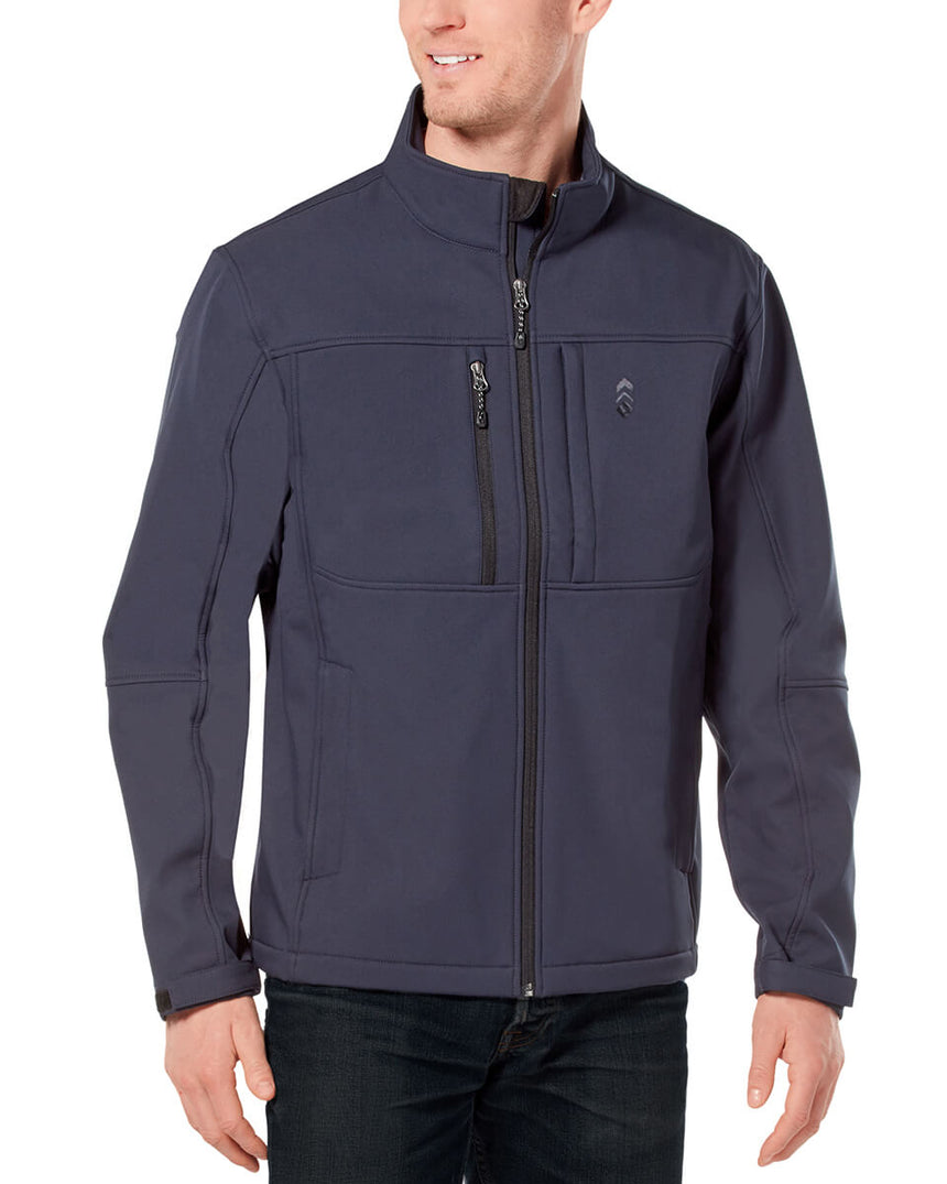 Free Country Men's Ultimate Super Softshell® Jacket - Navy - S#color_navy