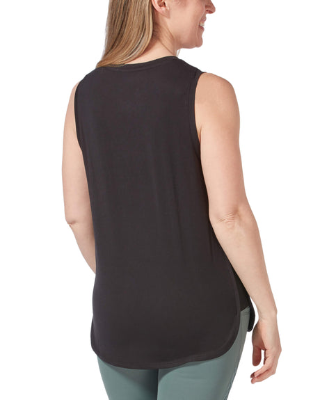 Free Country Women's Microtech Chill B Cool Tank Top -  - #color_black